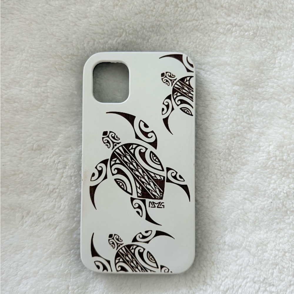 Turtle Design iPhone 11 Case - White